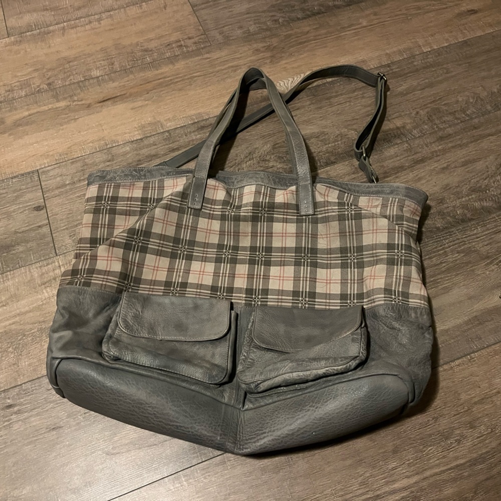 We The Free / Free People Rockport Tote Plaid Weekender